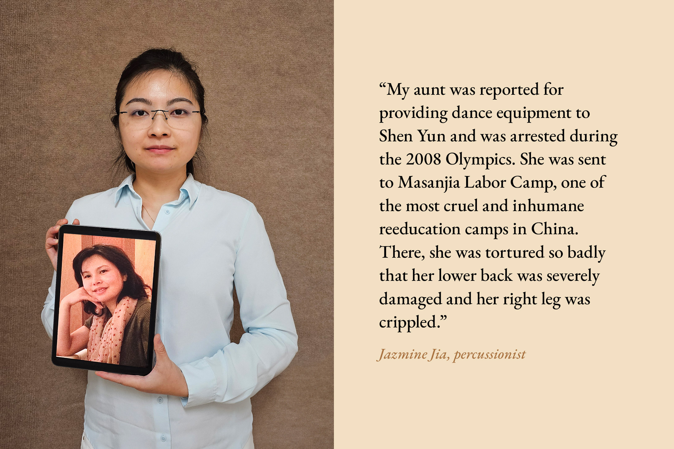 In their own words: <a target='_blank' href='https://www.shenyuncommunity.org/post/jazmine-jia'>read percussionist Jazmine Jia's story here</a>